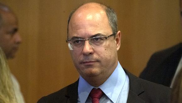 El gobernador de Río de Janeiro, Wilson Witzel. (Mauro PIMENTEL / AFP).
