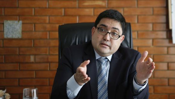 Encargo. El procurador ad hoc del caso Lava Jato, Jorge Ramírez, fue designado en el cargo en agosto del 2017. (Foto: Manuel Melgar)