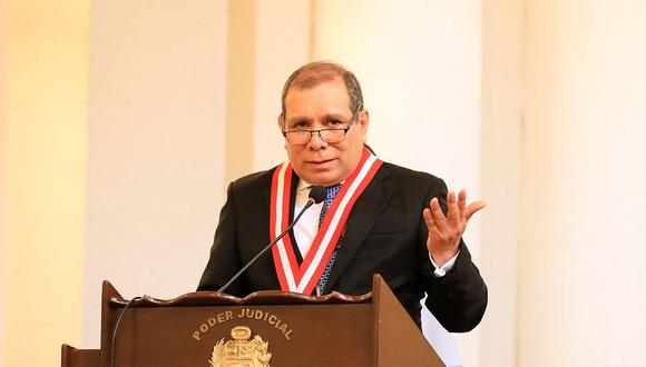 Javier Arévalo, presidente del Poder Judicial. (Foto: Difusión)