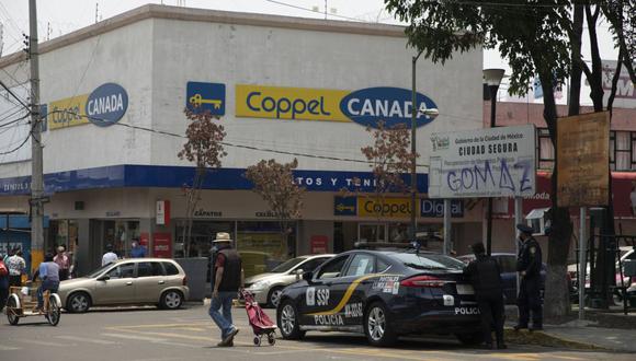 Una tienda por departamentos de Grupo Coppel en Ciudad de México.