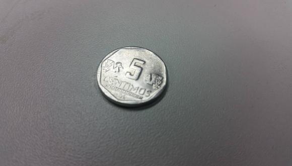 Las monedas de 5 céntimos dejarán de circular. (Foto: Difusión)