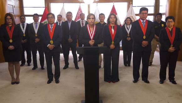 Patricia Benavides declaró tras haber presentado una denuncia constitucional contra el presidente Pedro Castillo. (Foto: Ministerio Público)
