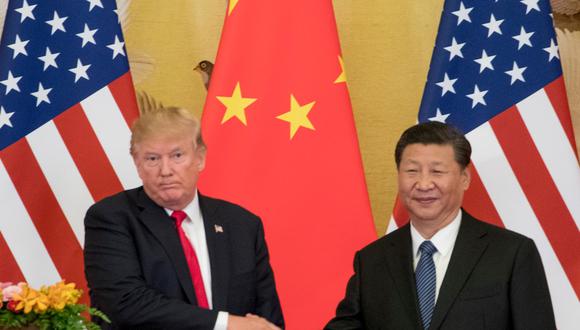 Donald Trump y Xi Jinping. (Foto:AP).