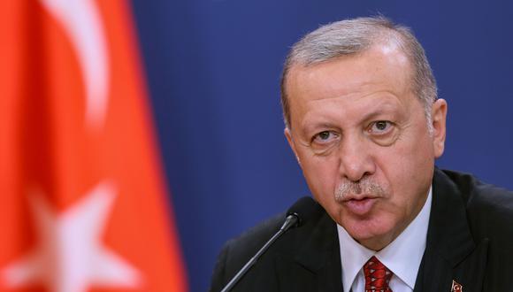 El presidente turco Recep Tayyip Erdogan. (Foto: AFP).