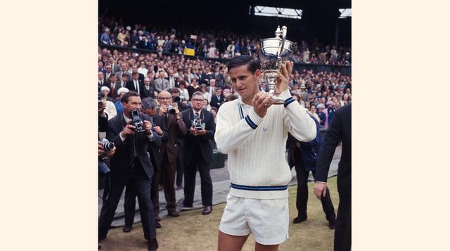 Roy Emerson es uno de los seis tenistas que han ganado una final en cada uno de los cuatro Grand Slam. Este jugador disputó un total de 15 finales y ganó 12.  (Foto: Getty)