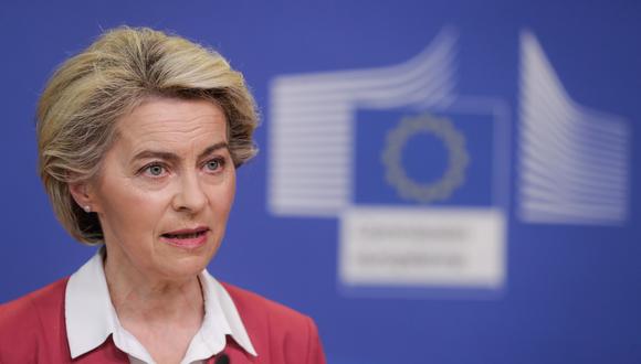 Ursula von der Leyen, la presidenta de la Comisión Europea. (Foto: EFE)