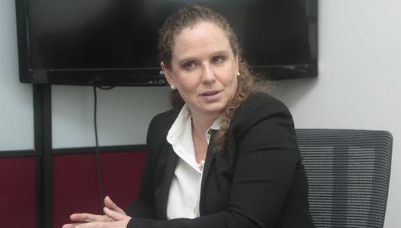 Claudia Cooper, presidenta del directorio de la Bolsa de Valores de Lima (BVL). (Foto: GEC)