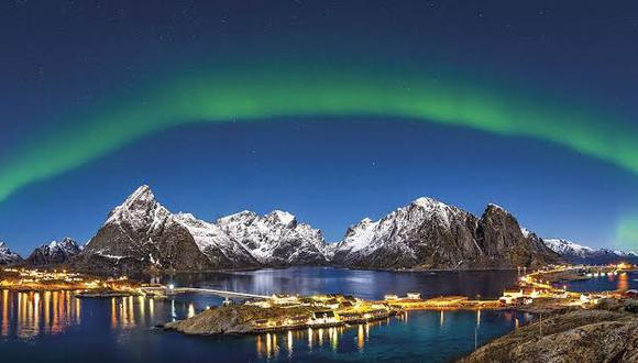 Aurora Boreal en Noruega. (Foto: National Geographic)
