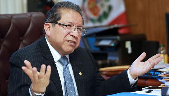 El fiscal supremo Pablo Sánchez asumió el cargo, pues el reglamento indica que lo hará el más antiguo en la Junta de Fiscales Supremos. (Foto: Agencia Andina)