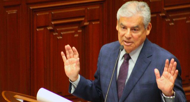 FOTO 17 | 17. César Villanueva. El congresista y expresidente del Consejo de Ministros del gobierno de Martín Vizcarra, es sindicado por Jorge Barata, exrepresentante de Odebrecht en Perú, de recibir dos pagos de US$ 30 mil por la construcción de la carretera San José de Sisa cuando fue gobernador regional de San Martín. El caso está en proceso de investigación. (Foto: Andina)