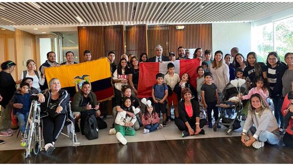 El embajador informó que los connacionales que llegaron a Quito serán repatriados al Perú en tres grupos en vuelos comerciales de la aerolínea Latam. (Foto: Agencia Andina)