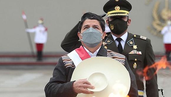 Editorial de Gestión. Castillo sigue comportándose como si estuviese en campaña, con discursos adaptados a la audiencia que tiene enfrente. Foto: Presidencia Perú).