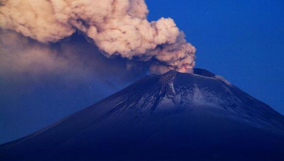 El volcán Popocatépetl, el segundo más alto de México, también es conocido como Don Goyo (Foto: AFP)