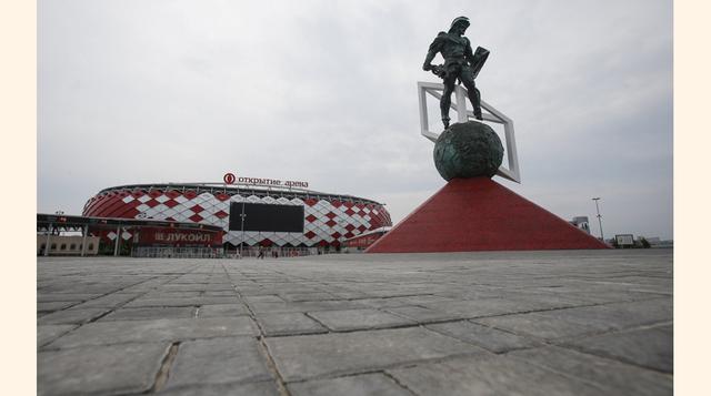 Vista general del exterior del estadio Otkrytie Arena en Moscú. Rusia será sede del Mundial de fútbol 2018. (Foto: Reuters)
