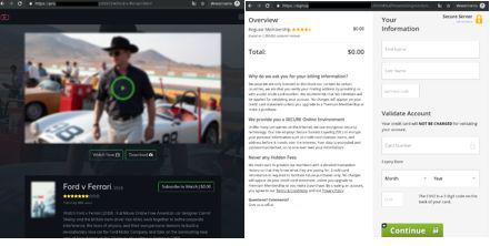 Un ejemplo de un sitio web de phishing que pide detalles de tarjeta de crédito (Fuente: Kaspersky).