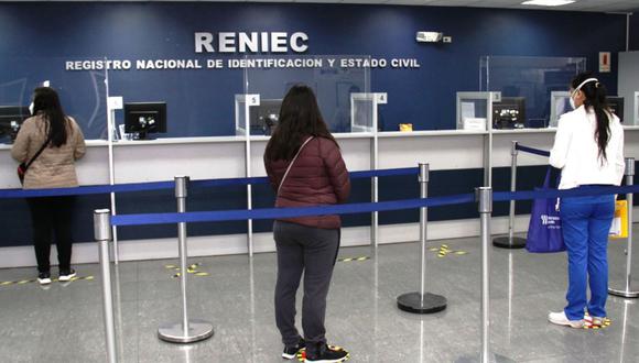 Agencias del Reniec retornan a su horario habitual en agencias del Centro de Lima desde hoy 16 de febrero. Foto: Andinaa/referencial
