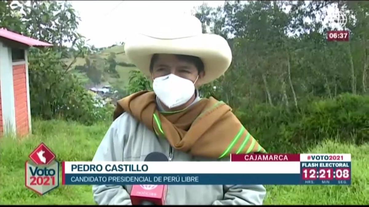 Pedro Castillo: “Espero que hoy sea un día con bastante tranquilidad, muy  reflexivo para el país” | Elecciones 2021 nndc | PERU | GESTIÓN