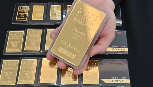 Los futuros del oro en Estados Unidos ganaban un 0,4% a US$1.791,10. (Foto: AFP)
