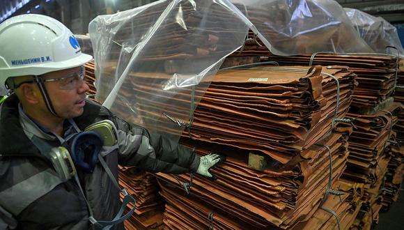 Los precios del cobre subían el martes. (Foto: AFP)
