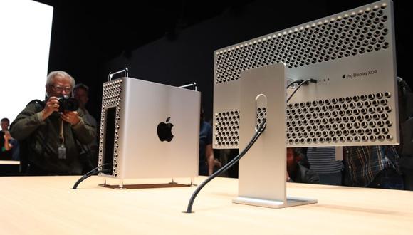 El Mac Pro es el último gran dispositivo de hardware que la compañía sigue fabricando en suelo estadounidense (la mayor parte de sus productos, incluido el popular iPhone, se fabrican en China). (Foto: AFP)