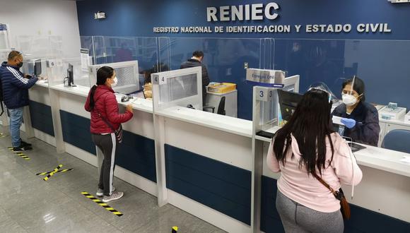 El Reniec reiteró que el padrón electoral cierra un año antes del proceso electoral. (Foto: Andina)