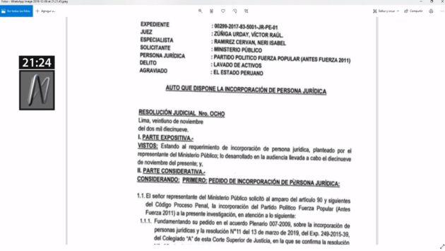 (Documento: Canal N)