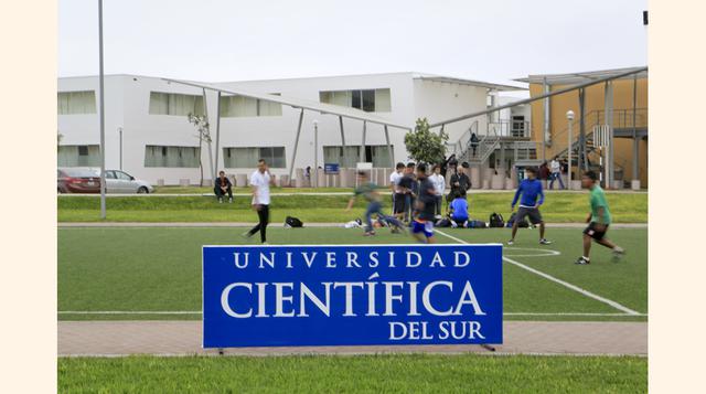 U. Científica del Sur. Su matrícula cuesta S/. 350; la pensión más baja, S/. 1,200 y la más alta S/. 3,468.