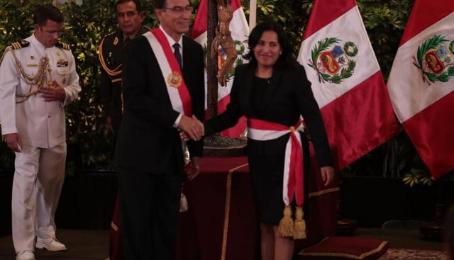 Flor Pablo es la ministra de Educación. (Foto: GEC)