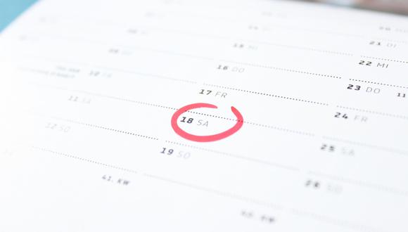 Conoce cuándo es el próximo feriado y día no laborable (Foto: Pixabay)
