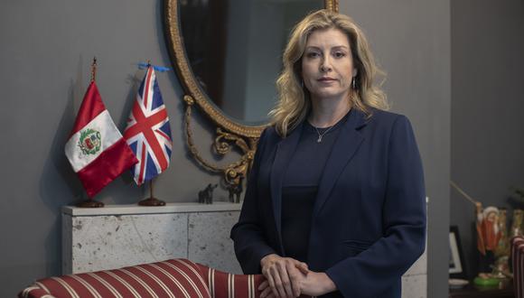 Ministra de Estado del Departamento de Comercio Internacional del Reino Unido, Penny Mordaunt. Foto: César Campos / GEC