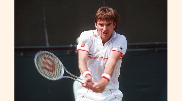 Jimmy Connors se hizo profesional en 1972 y en su carrera ganó 139 títulos, lo que no ha conseguido ningún otro tenista. Jugó 15 Grand Slam y ganó 8, aunque nunca pudo obtener un Roland Garros.  (Foto: Getty)