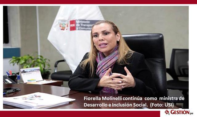 Foto 19 | Fiorella Molinelli continúa como ministra de Desarrollo e Inclusión Social (Midis). (Foto: USI)