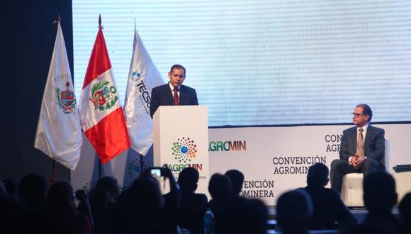 El ministro Gustavo Mostajo participó en la Primera Convención Agrominera – Agromin2018, realizada en la ciudad de Trujillo. (Foto: Difusión)