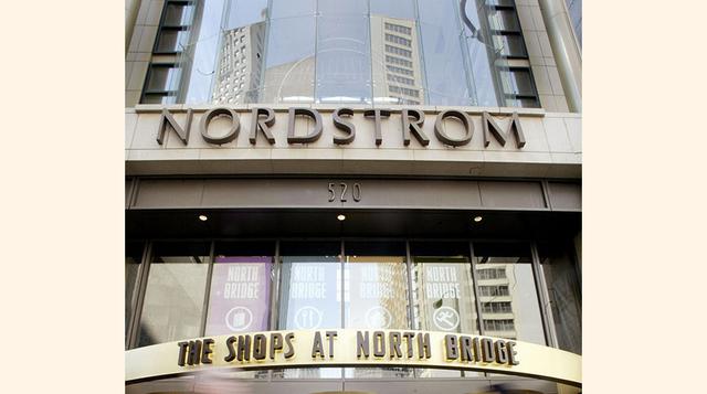 Nordstrom , Dueño: Blake W. Nordstrom, Volumen de ventas: US$ 11,180 millones. John W. Nordstrom fue in inmigrante sueco, que llegó a finales del XIX a Estados Unidos en busca de oro en Alaska. Nordstrom consiguió hacer riqueza y en 1901 fundó Wallin