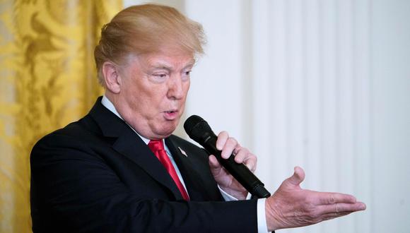 El presidente de Estados Unidos, Donald Trump,impuso aranceles sobre el acero y aluminio. (Foto: AFP)