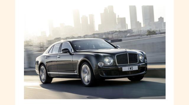 El Bentley Mulsanne Speed clásico de seis y tres cuartos de V8 y es más potente sedán de lujo de su tipo. (Foto: Bloomberg)