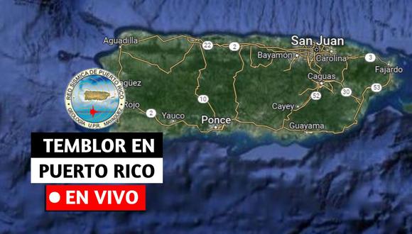 Sigue el reporte oficial de la Red Sísmica sobre los sismos en Puerto Rico más recientes. Conoce la hora, magnitud y epicentro de los últimos temblores en la isla del Caribe. | Foto: Google Maps / Composición: Gestión Mix