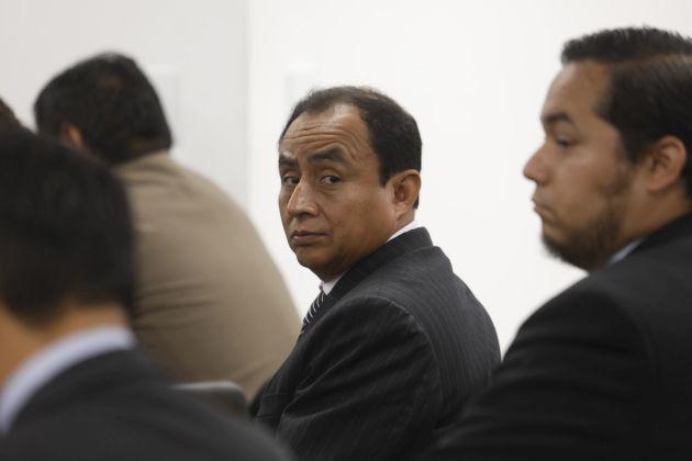 Gregorio Santos insistió en su inocencia en el juicio.