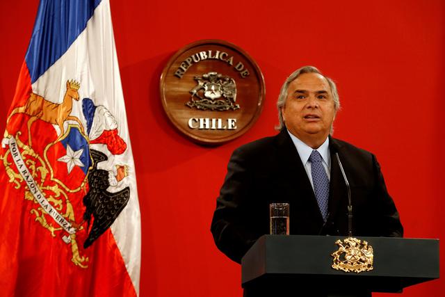 ANDRÉS CHADWICK, ministro del Interior: "No tengo ninguna responsabilidad política en esto" (Foto: Reuters)