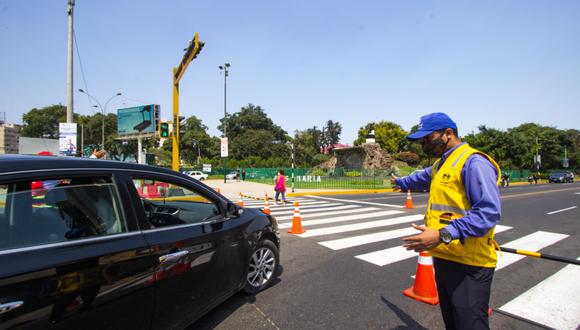 Durante los días de restricción vehicular en Jesús María por comicios solo se permitirá el acceso a los propietarios y/o residentes que viven en la zona intervenida. (Foto: Municipalidad de Lima)