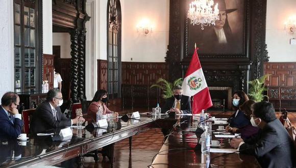 Los integrantes del Consejo de Estado declararon que ellos no fueron vacunados contra el coronavirus. (Foto: Presidencia Perú)