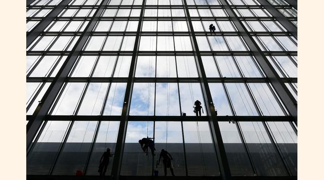 Su construcción requirió 39,000 toneladas de acero, lo que equivale a cinco torres Eiffel, explicó Pazzali. (Foto: AFP)