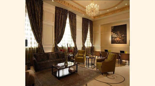 Casa Gangotena (Quito, Ecuador). El lobby del hotel y su patio es uno de los aspectos por los visitantes, al igual que su vista a la plaza, según TripAdvisor.