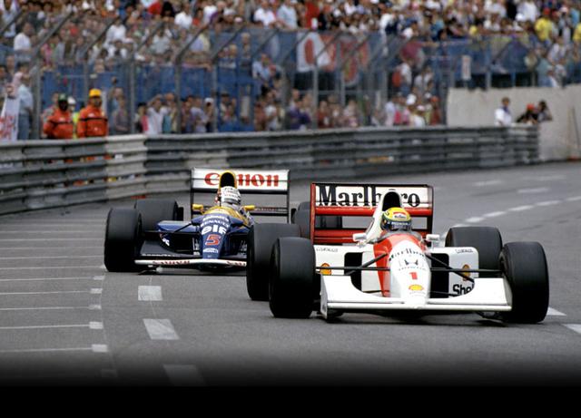 En 1992, el dominio de Nigel Mansell y su Williams era incontestable. Aún así, Senna logró vencer al británico en una legendaria batalla en el GP de Mónaco. Fue su quinta victoria en el principado. (Foto: f1fanatic)