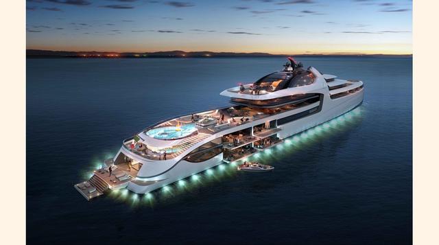 También hay un salón principal de doble nivel, 2 cines privados, 2 helipuertos, múltiples gimnasios modernos. (Foto: megarricos)