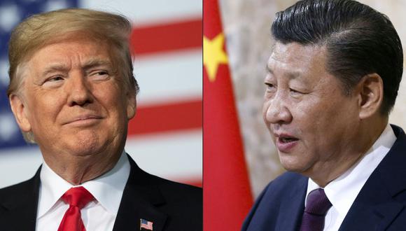 Una imagen combinada del presidente de Estados Unidos, Donlad Trump, y de su homólogo de China Xi Jinping. Estados Unidos ordenó el cierre del consulado chino en Houston. (Foto: Jim WATSON y PETER KLAUNZER / AFP).