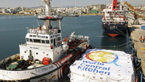 De momento, los barcos están ya en ruta de regreso a Chipre, según confirmó a EFE Laura Lanuza, jefa de comunicación de la ONG española Open Arms, pero sin añadir más detalles de momento. (Foto: EFE)