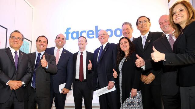 Varios ministros también acompañaron a PPK y quedaron encantados con la exposición. Facebook desarrolla un proyecto para llevar acceso a Internet a zonas rurales a través de drones (Foto: Presidencia de Perú).