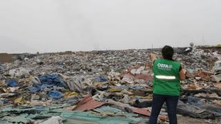 OEFA interviene en inadecuada disposición de residuos sólidos en botadero en Trujillo