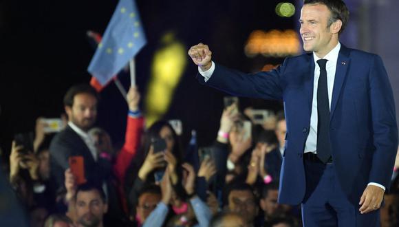 “Gana la democracia. Gana Europa. Enhorabuena, Emmanuel Macron”, escribió el presidente español Pedro Sánchez. (Foto: Bertrand Guay / AFP).